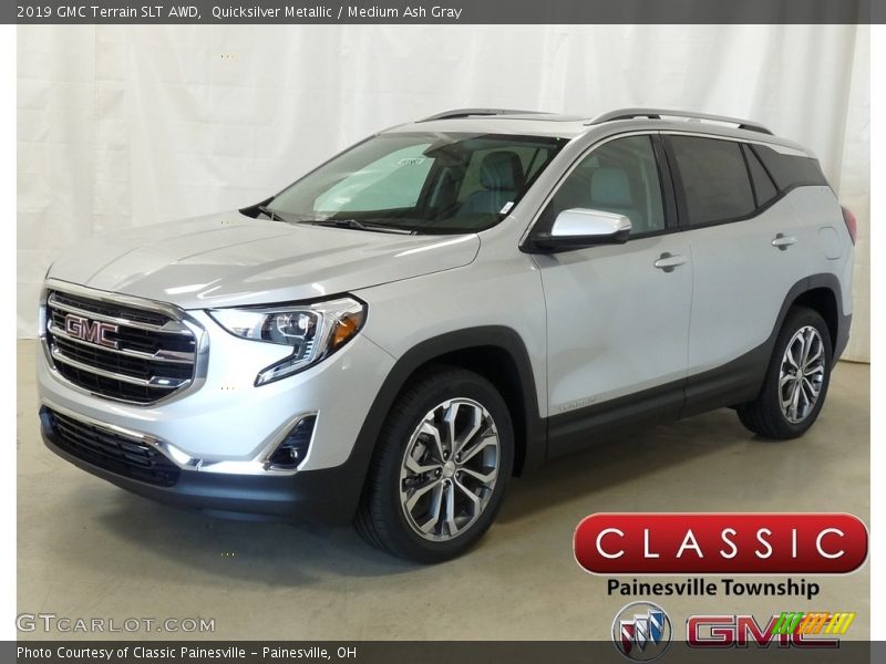 Quicksilver Metallic / Medium Ash Gray 2019 GMC Terrain SLT AWD