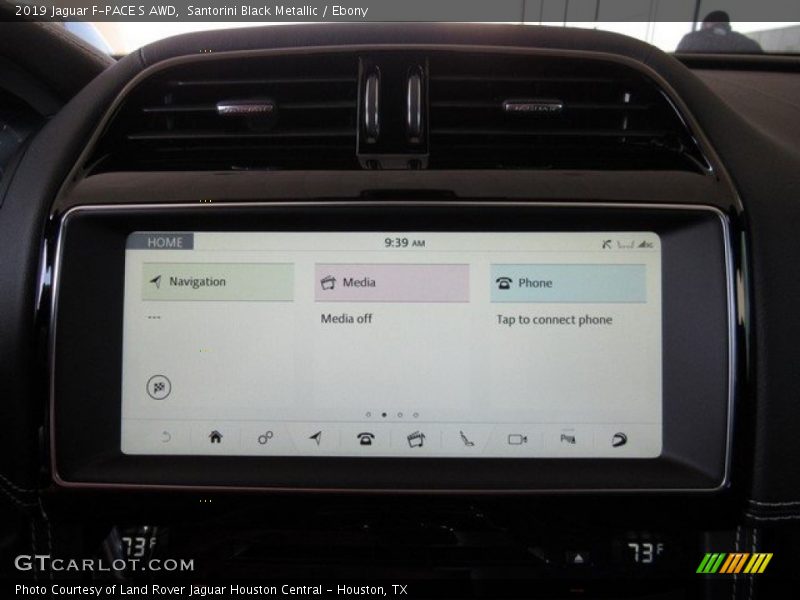 Santorini Black Metallic / Ebony 2019 Jaguar F-PACE S AWD