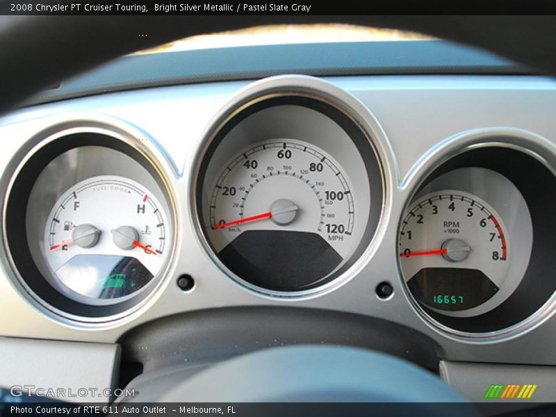 Bright Silver Metallic / Pastel Slate Gray 2008 Chrysler PT Cruiser Touring