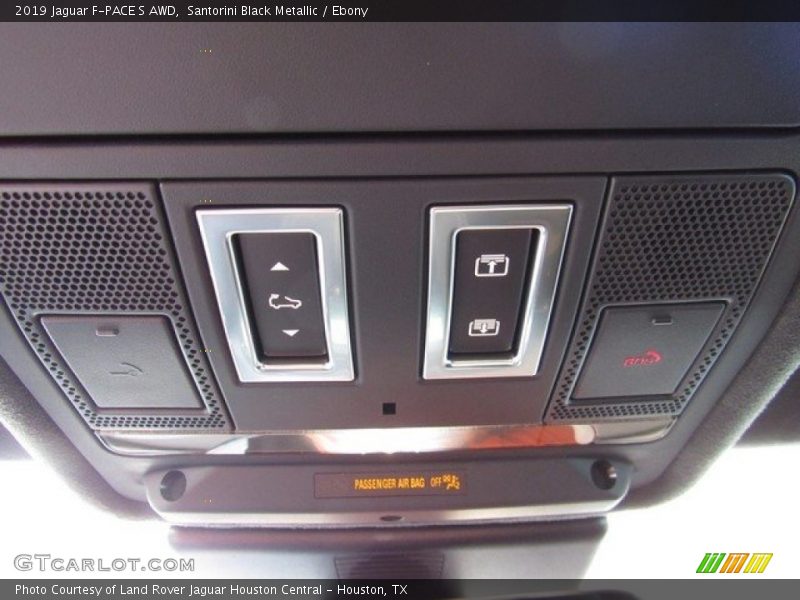 Santorini Black Metallic / Ebony 2019 Jaguar F-PACE S AWD
