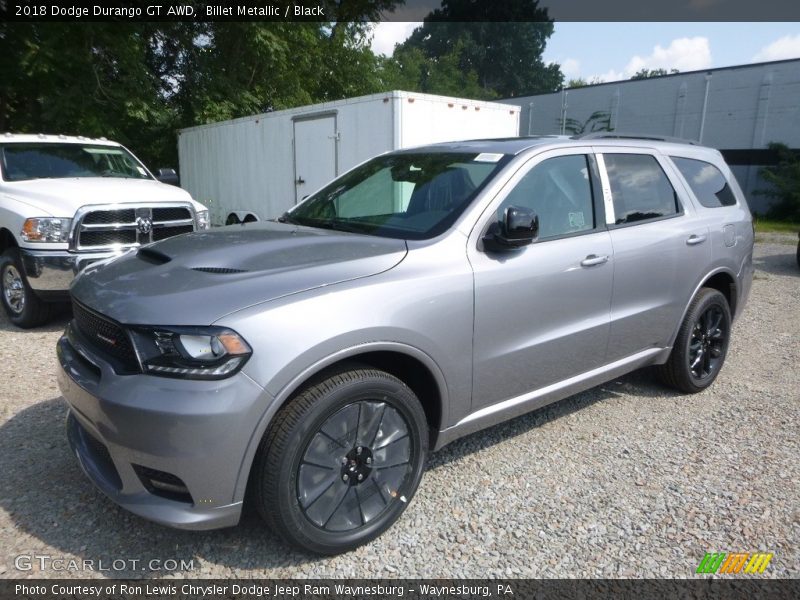 Billet Metallic / Black 2018 Dodge Durango GT AWD