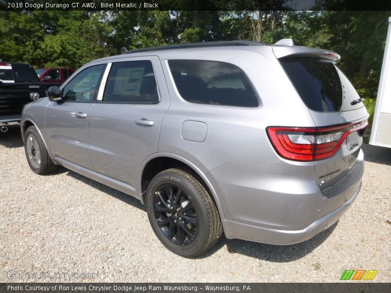 Billet Metallic / Black 2018 Dodge Durango GT AWD