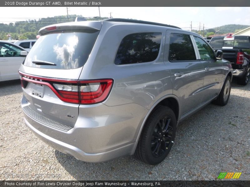 Billet Metallic / Black 2018 Dodge Durango GT AWD