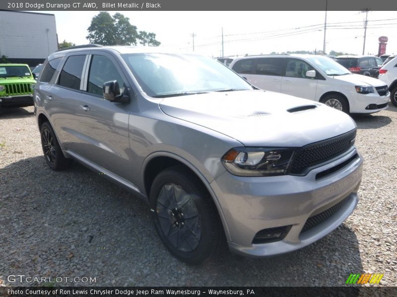 Billet Metallic / Black 2018 Dodge Durango GT AWD