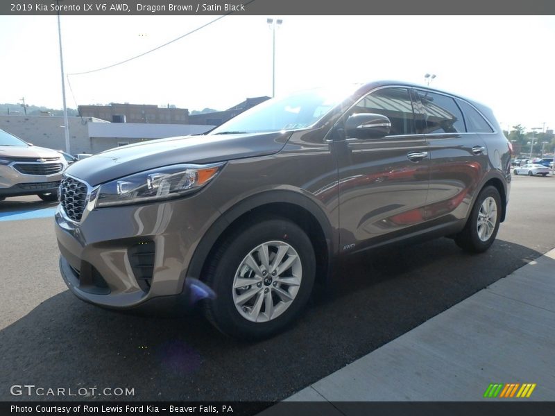 Dragon Brown / Satin Black 2019 Kia Sorento LX V6 AWD