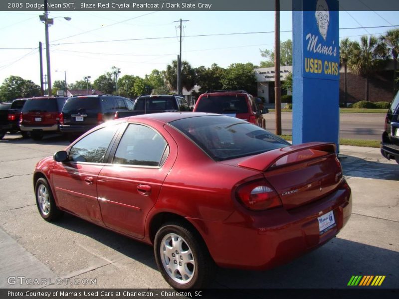 Blaze Red Crystal Pearlcoat / Dark Slate Gray 2005 Dodge Neon SXT