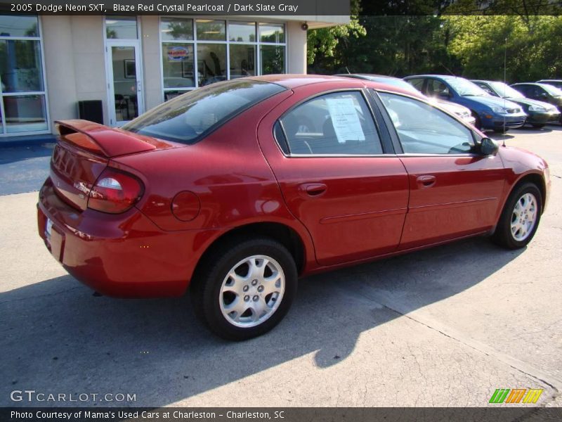 Blaze Red Crystal Pearlcoat / Dark Slate Gray 2005 Dodge Neon SXT