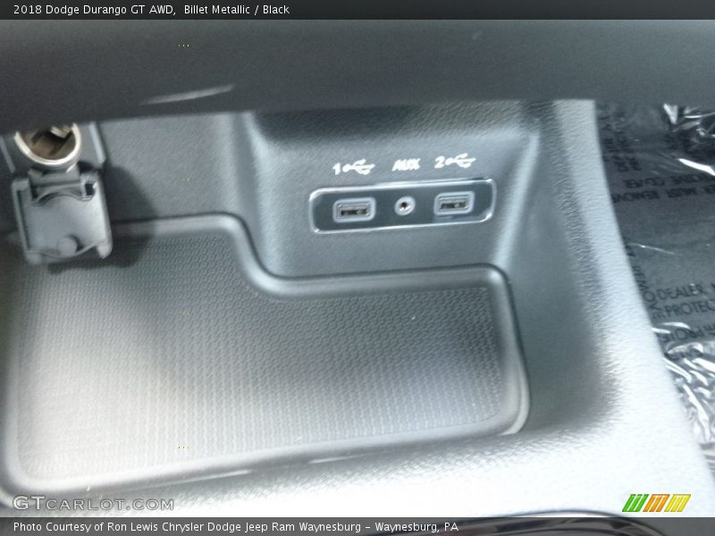 Billet Metallic / Black 2018 Dodge Durango GT AWD