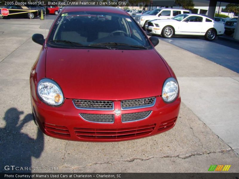 Blaze Red Crystal Pearlcoat / Dark Slate Gray 2005 Dodge Neon SXT
