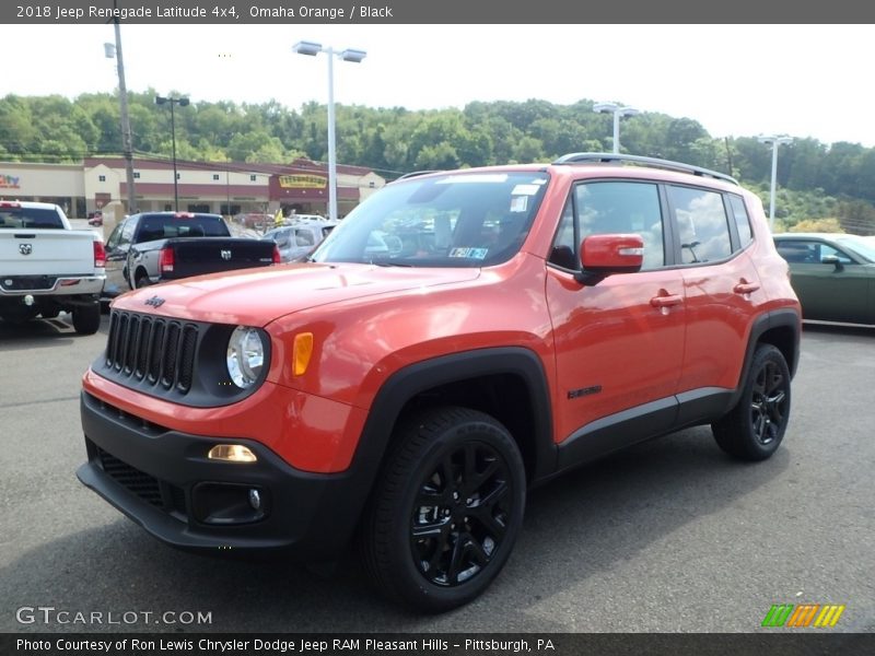 Omaha Orange / Black 2018 Jeep Renegade Latitude 4x4