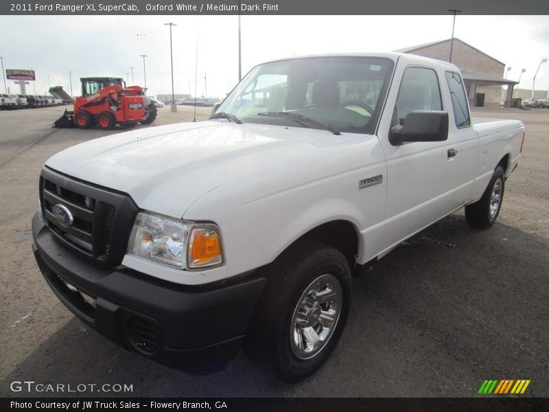 Oxford White / Medium Dark Flint 2011 Ford Ranger XL SuperCab