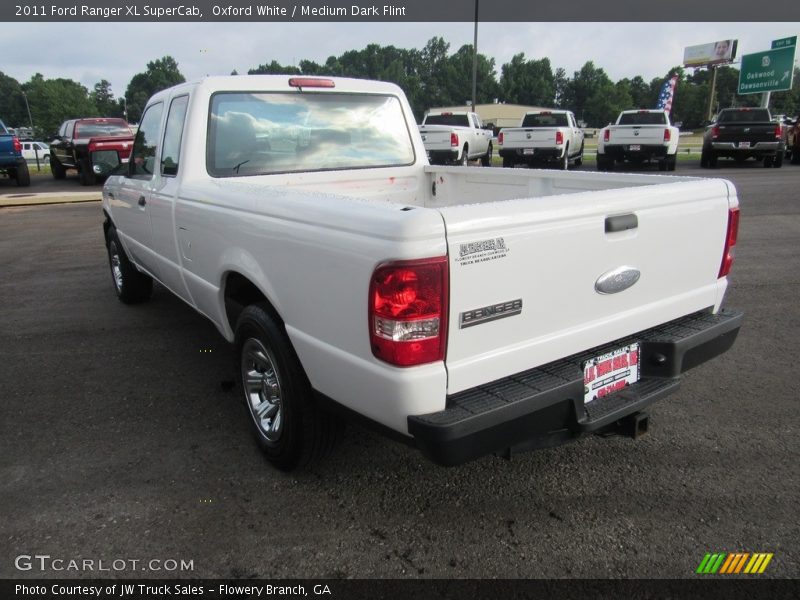 Oxford White / Medium Dark Flint 2011 Ford Ranger XL SuperCab