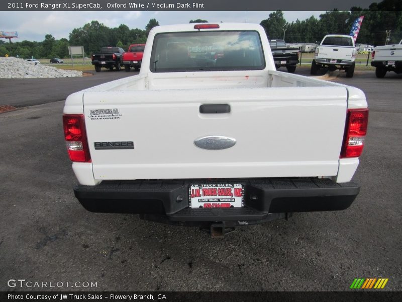 Oxford White / Medium Dark Flint 2011 Ford Ranger XL SuperCab