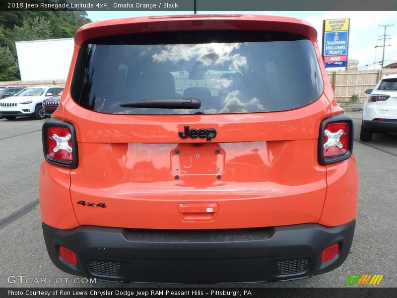 Omaha Orange / Black 2018 Jeep Renegade Latitude 4x4