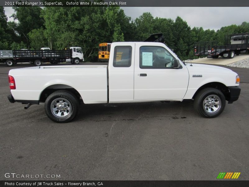 Oxford White / Medium Dark Flint 2011 Ford Ranger XL SuperCab