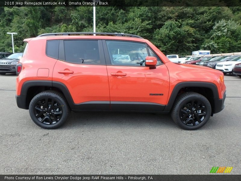 Omaha Orange / Black 2018 Jeep Renegade Latitude 4x4