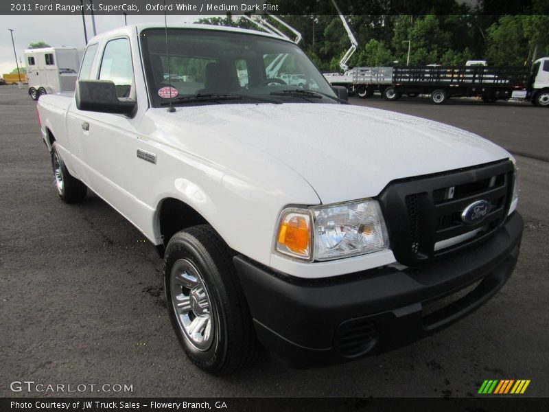 Oxford White / Medium Dark Flint 2011 Ford Ranger XL SuperCab