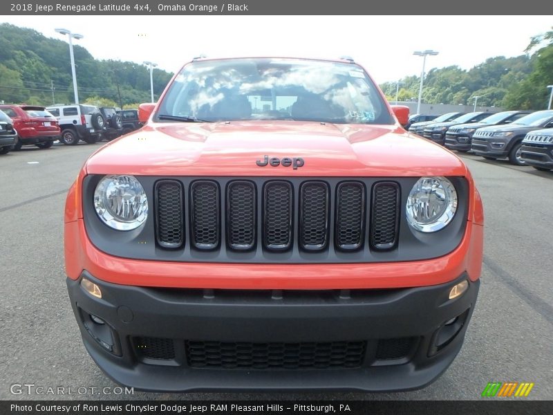 Omaha Orange / Black 2018 Jeep Renegade Latitude 4x4