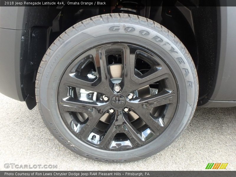 Omaha Orange / Black 2018 Jeep Renegade Latitude 4x4