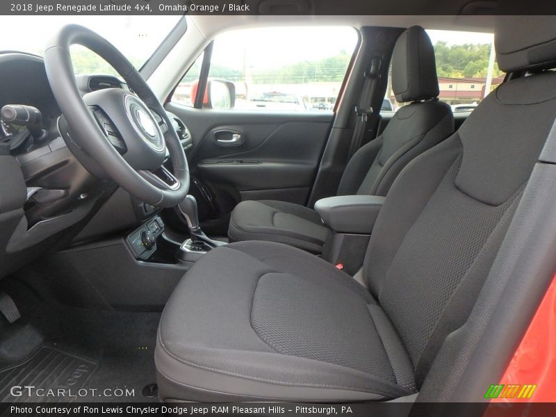 Omaha Orange / Black 2018 Jeep Renegade Latitude 4x4