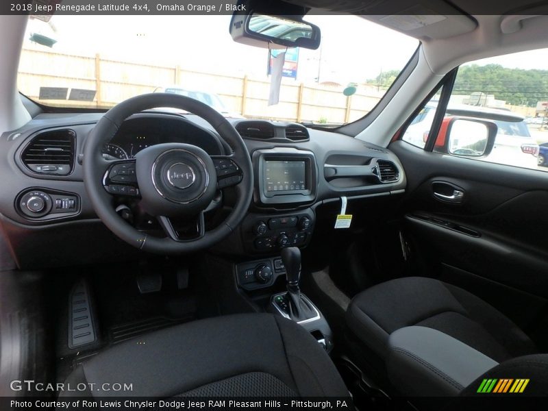 Omaha Orange / Black 2018 Jeep Renegade Latitude 4x4