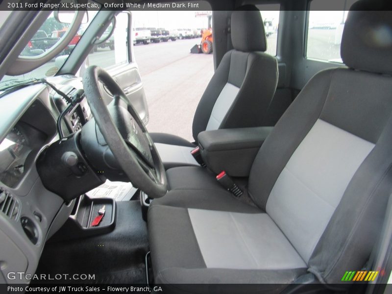 Oxford White / Medium Dark Flint 2011 Ford Ranger XL SuperCab