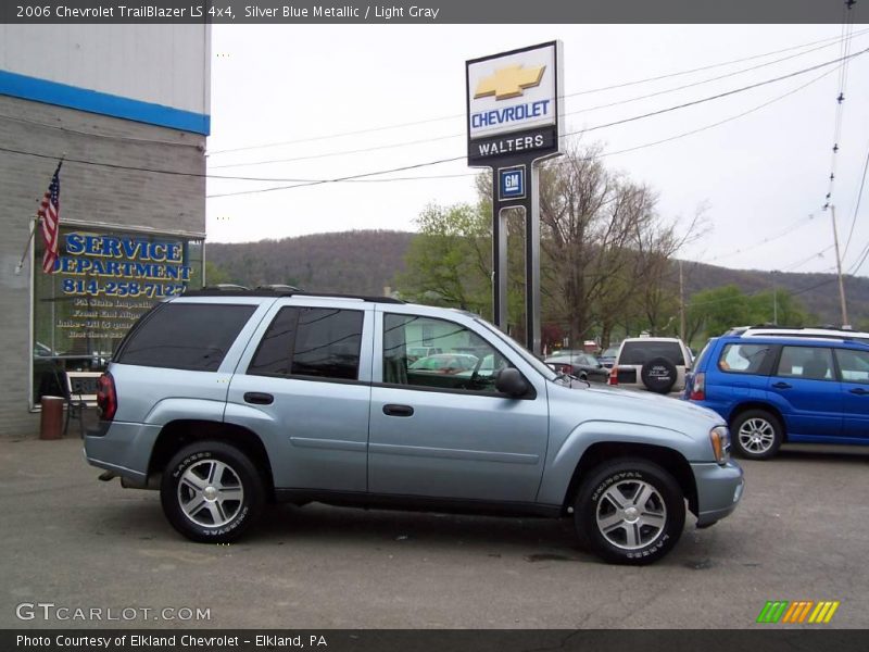 Silver Blue Metallic / Light Gray 2006 Chevrolet TrailBlazer LS 4x4