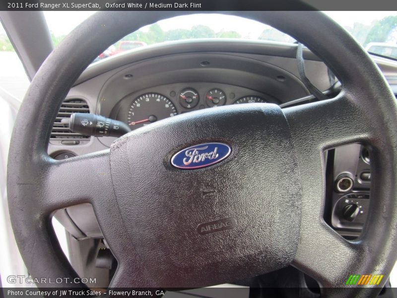 Oxford White / Medium Dark Flint 2011 Ford Ranger XL SuperCab