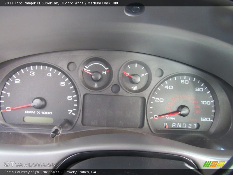 Oxford White / Medium Dark Flint 2011 Ford Ranger XL SuperCab