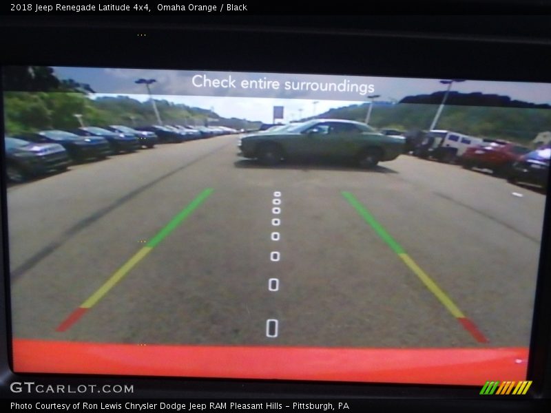 Omaha Orange / Black 2018 Jeep Renegade Latitude 4x4