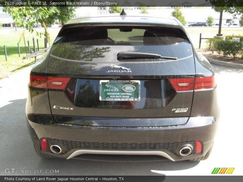 Santorini Black Metallic / Ebony/Ebony 2018 Jaguar E-PACE SE