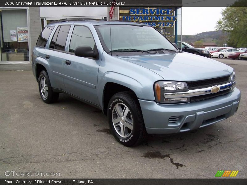 Silver Blue Metallic / Light Gray 2006 Chevrolet TrailBlazer LS 4x4