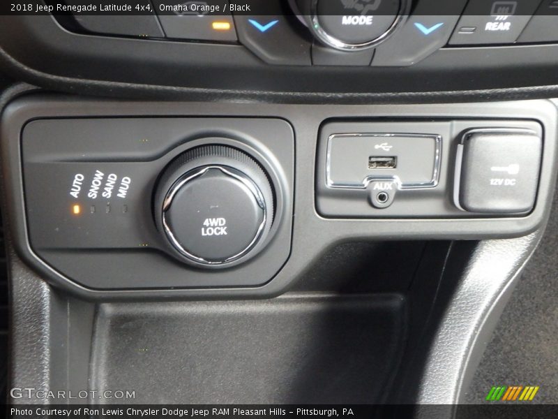 Omaha Orange / Black 2018 Jeep Renegade Latitude 4x4