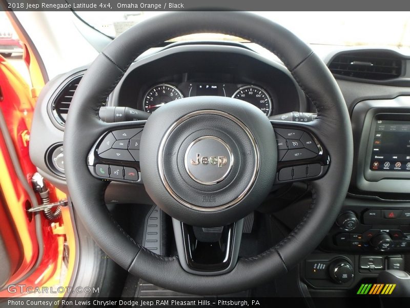 Omaha Orange / Black 2018 Jeep Renegade Latitude 4x4
