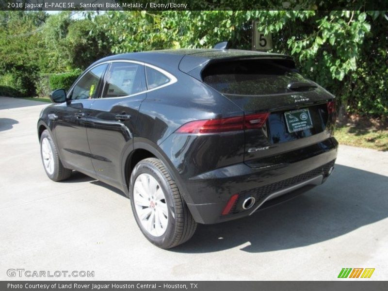 Santorini Black Metallic / Ebony/Ebony 2018 Jaguar E-PACE SE