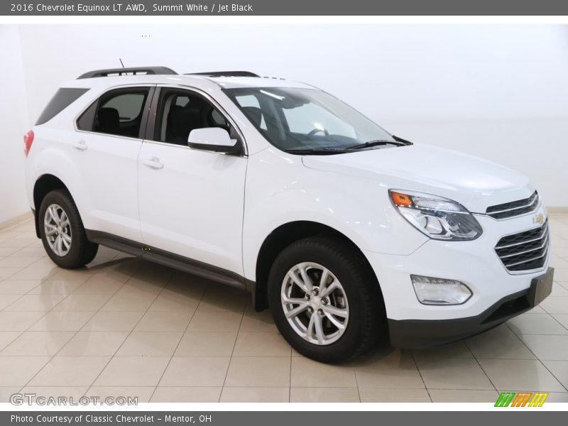 Summit White / Jet Black 2016 Chevrolet Equinox LT AWD