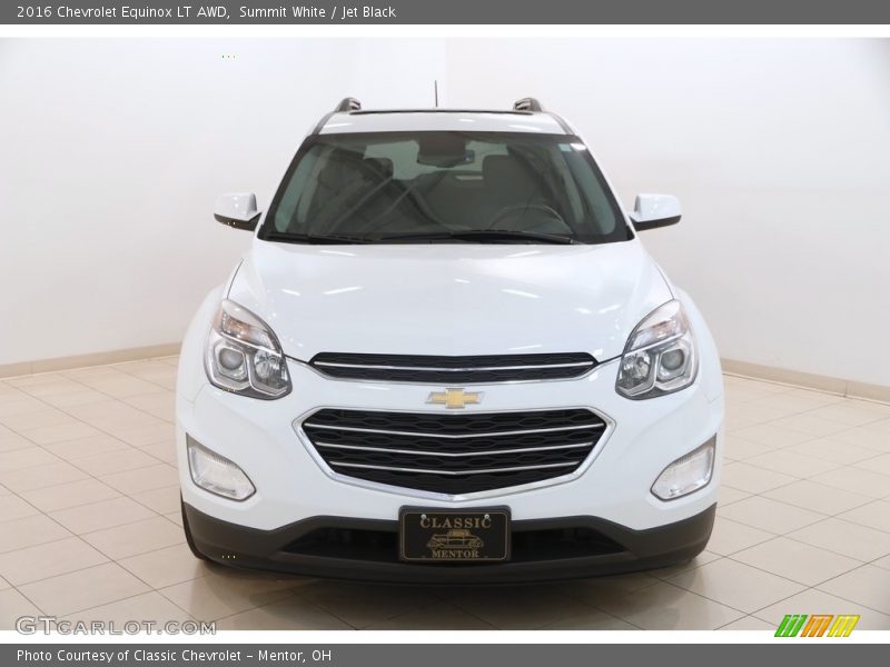Summit White / Jet Black 2016 Chevrolet Equinox LT AWD