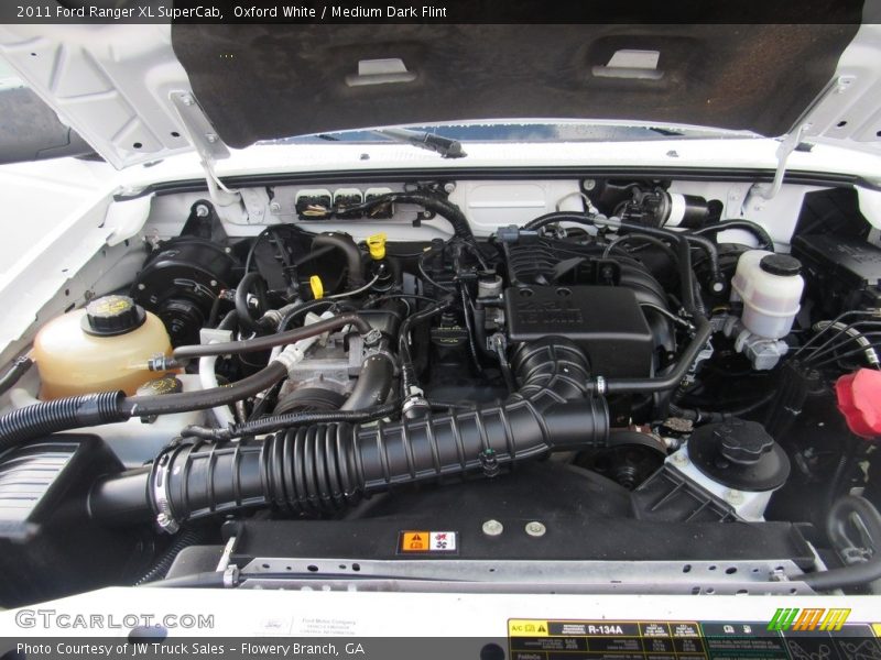 Oxford White / Medium Dark Flint 2011 Ford Ranger XL SuperCab