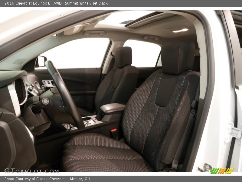Summit White / Jet Black 2016 Chevrolet Equinox LT AWD