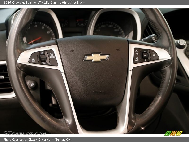 Summit White / Jet Black 2016 Chevrolet Equinox LT AWD