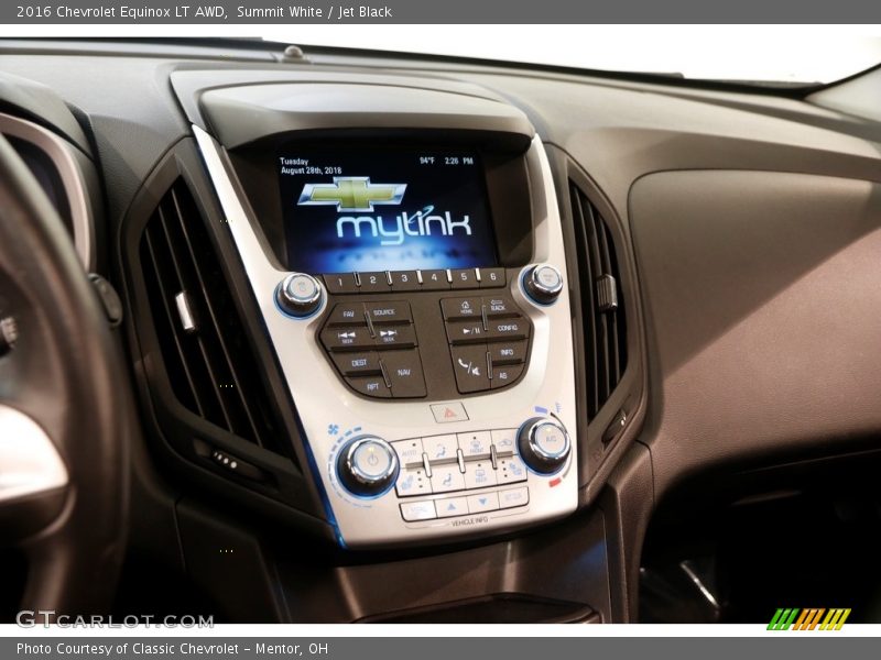 Summit White / Jet Black 2016 Chevrolet Equinox LT AWD