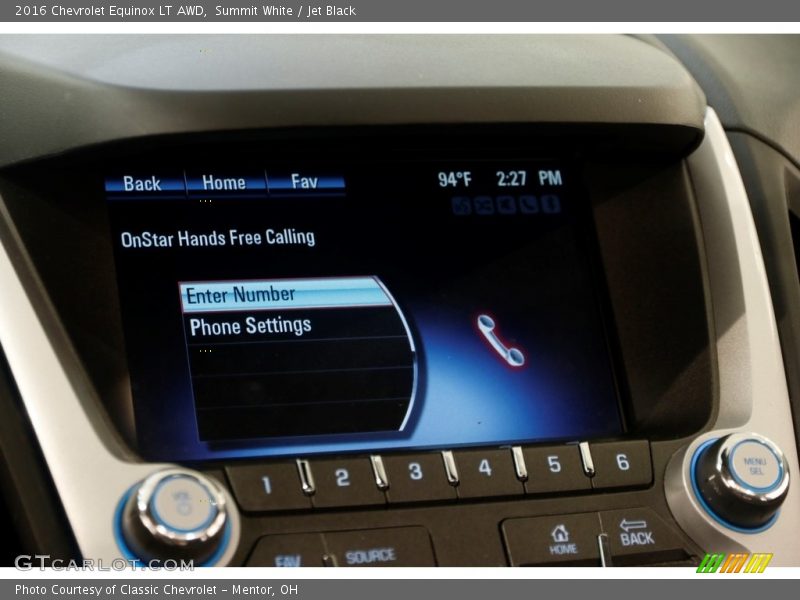 Summit White / Jet Black 2016 Chevrolet Equinox LT AWD