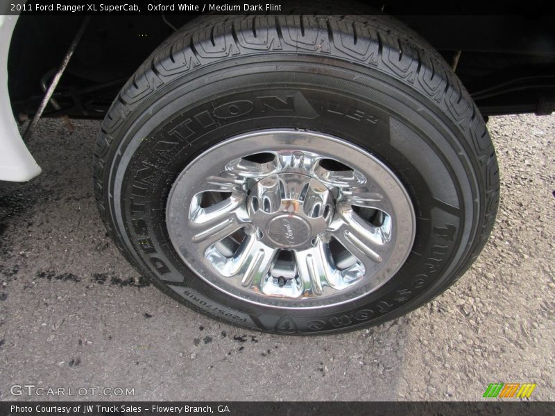 Oxford White / Medium Dark Flint 2011 Ford Ranger XL SuperCab