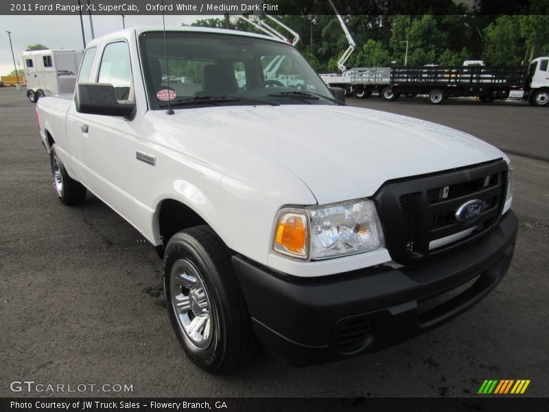 Oxford White / Medium Dark Flint 2011 Ford Ranger XL SuperCab