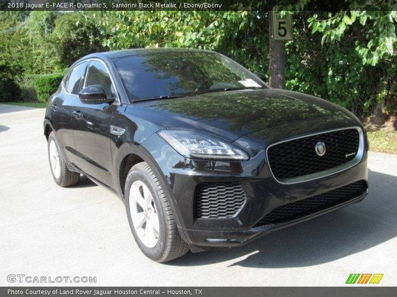 Santorini Black Metallic / Ebony/Ebony 2018 Jaguar E-PACE R-Dynamic S