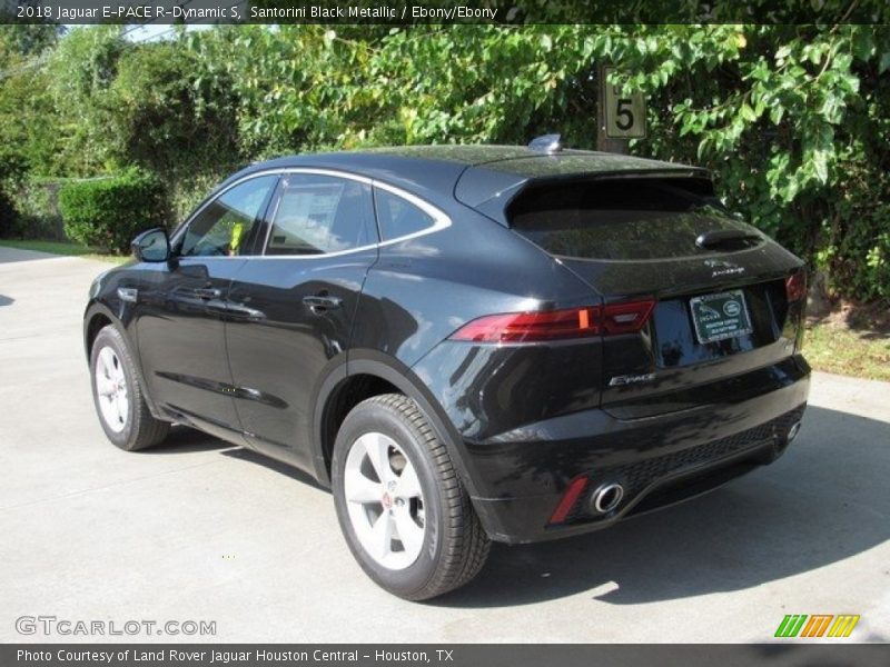 Santorini Black Metallic / Ebony/Ebony 2018 Jaguar E-PACE R-Dynamic S