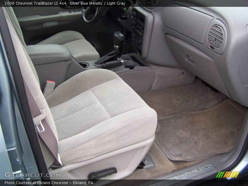 Silver Blue Metallic / Light Gray 2006 Chevrolet TrailBlazer LS 4x4