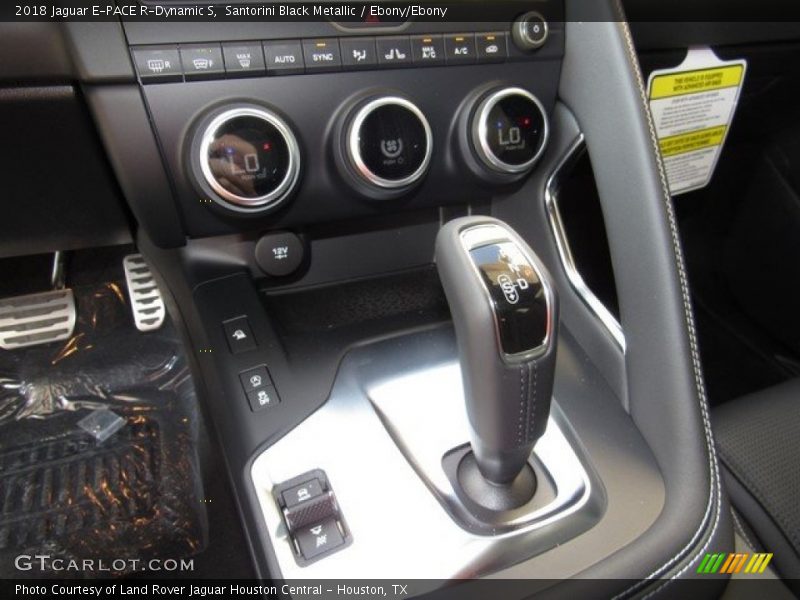 Santorini Black Metallic / Ebony/Ebony 2018 Jaguar E-PACE R-Dynamic S
