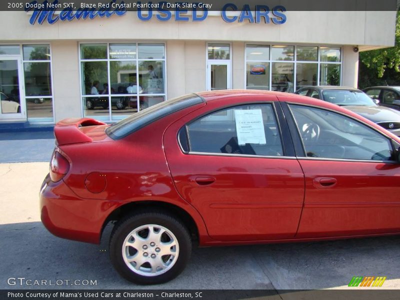 Blaze Red Crystal Pearlcoat / Dark Slate Gray 2005 Dodge Neon SXT