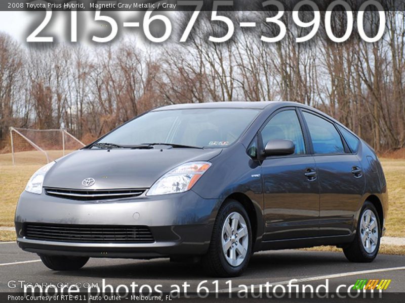 Magnetic Gray Metallic / Gray 2008 Toyota Prius Hybrid